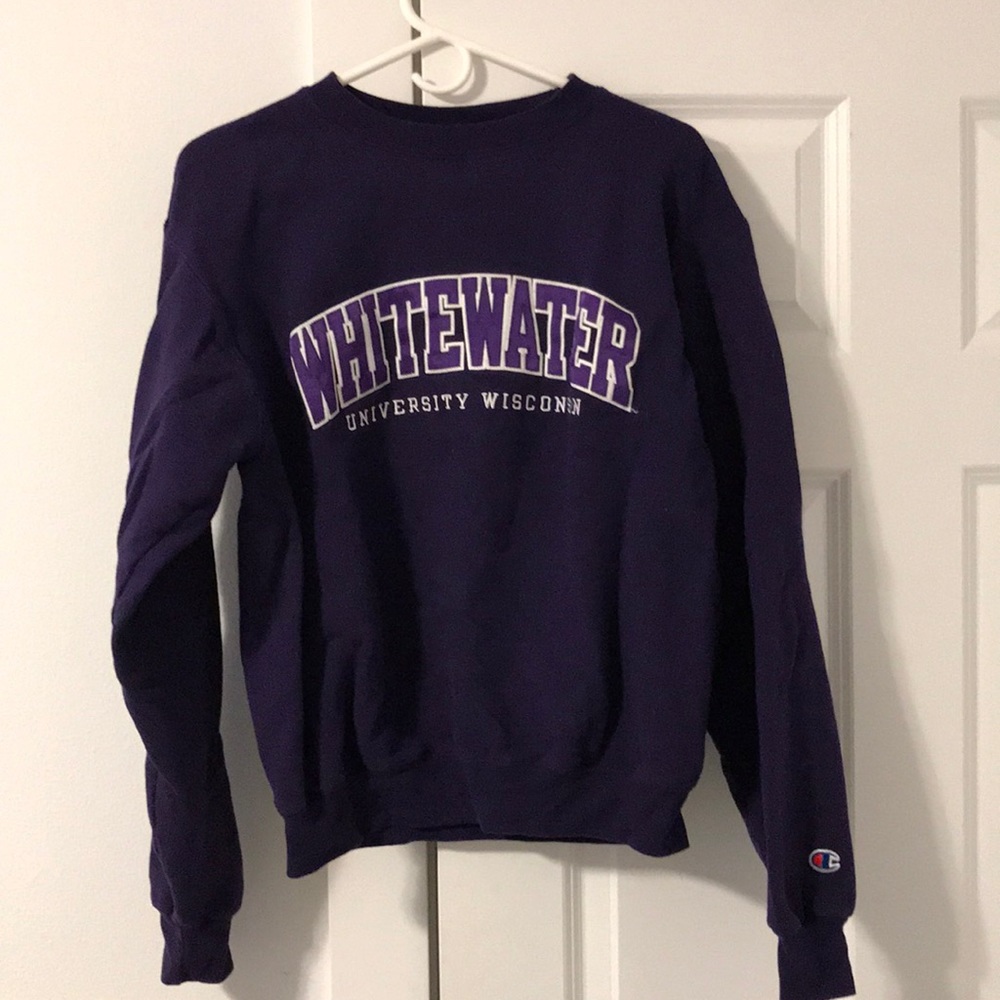 UW WHITEWATER CHAMPION CREWNECK